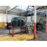 Welker autoclave with Bradlee boiler, oil tank and pump