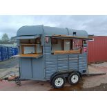 Converted horsebox twin axle catering unit / mobile bar concession unit