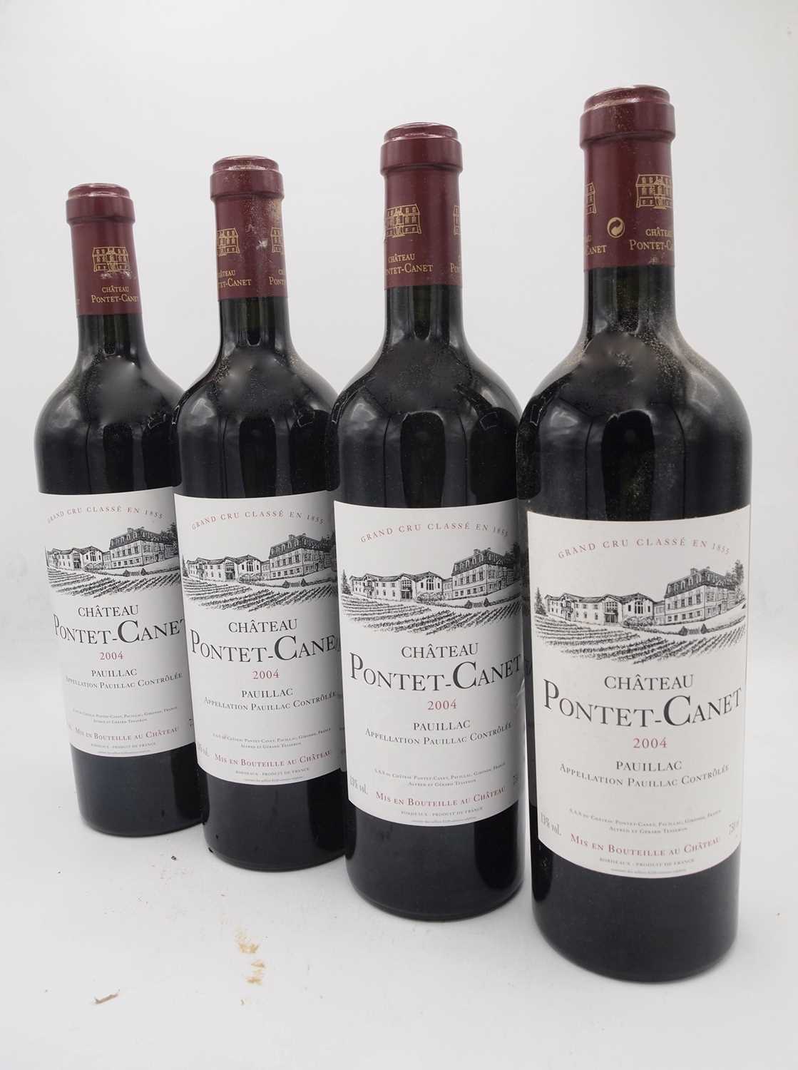 12 bottles 2004 Ch Pontet Canet - Image 2 of 3