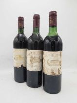 3 bottles 1983 Ch Margaux