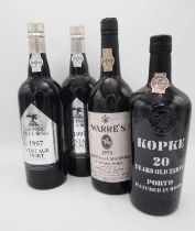 4 bottles Mixed Port