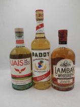 5 bottles Mixed Irish Whiskey