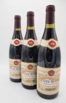 9 bottles 1990 Cote Rotie Cote Brune et Blonde Guigal