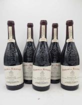 12 bottles Mixed Ch de Beaucastel Red and White