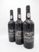 11 bottles 1977 Croft