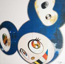 Takashi Murakami (Japanese 1962-), 'And Then x6 Blue', 2013