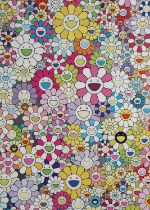 Takashi Murakami (Japanese 1962-), 'An Homage To Yves Klein, Multicolor B', 2012