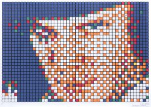 Invader (French 1969-), 'Rubik Kubrick I - Alex', 2006