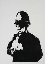 Banksy (British 1974-), 'Rude Copper', 2002