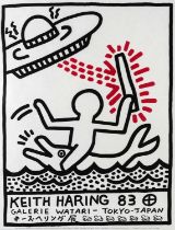 Keith Haring (American 1958-1990), 'Galerie Watari', 1983