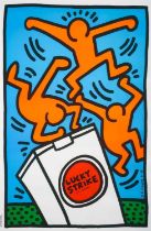 Keith Haring (American 1958-1990), 'Lucky Strike III', 1987