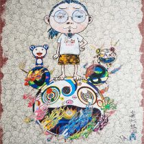 Takashi Murakami (Japanese 1962-), 'Obliterate The Self And Even A Fire Is Cool', 2013