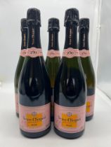 Veuve Cliquot Rose Champagne (No Reserve), NV [5 X 75cl] HO