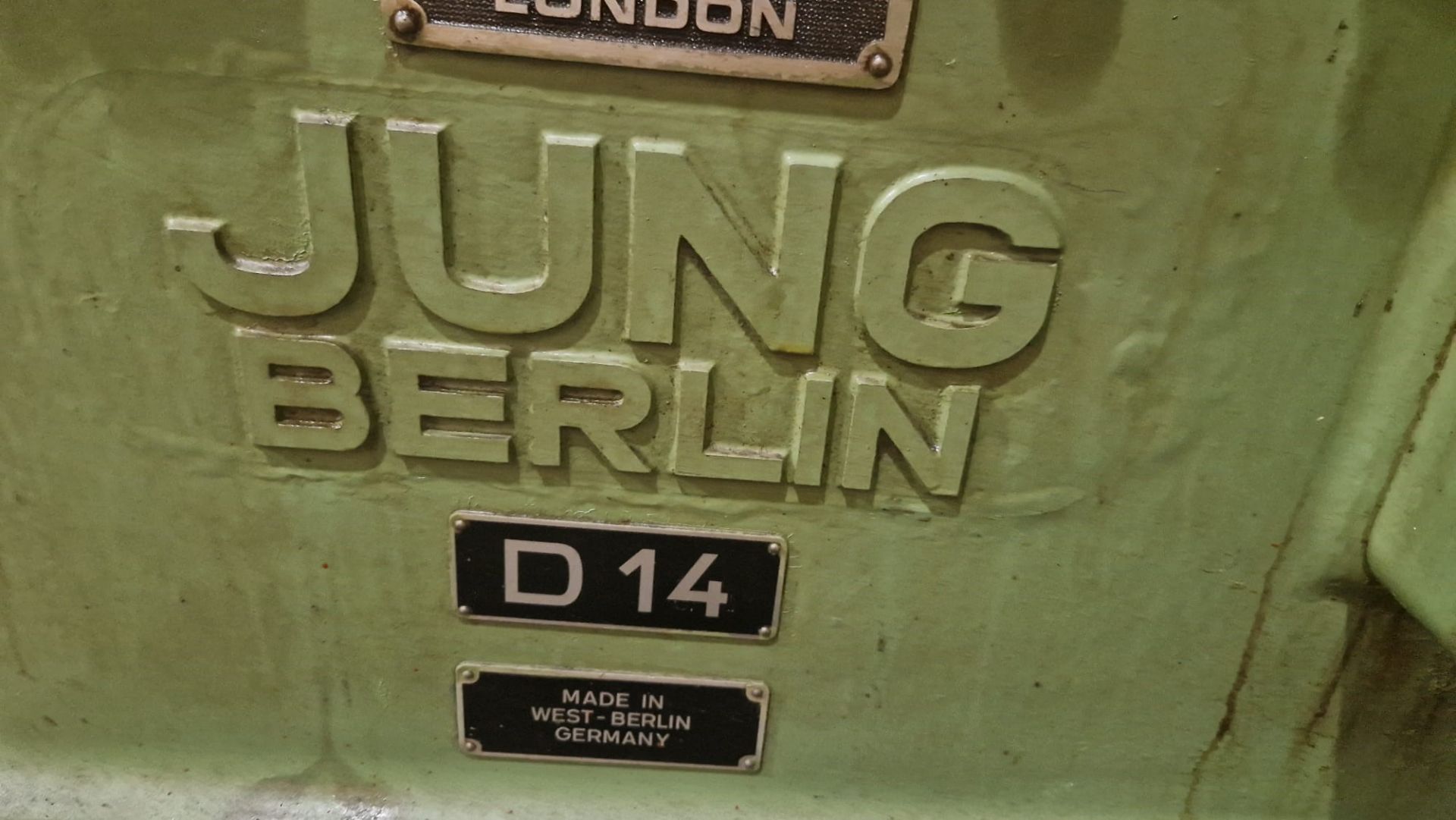Jung Berlin Model D14 Internal Grinder - Image 10 of 11