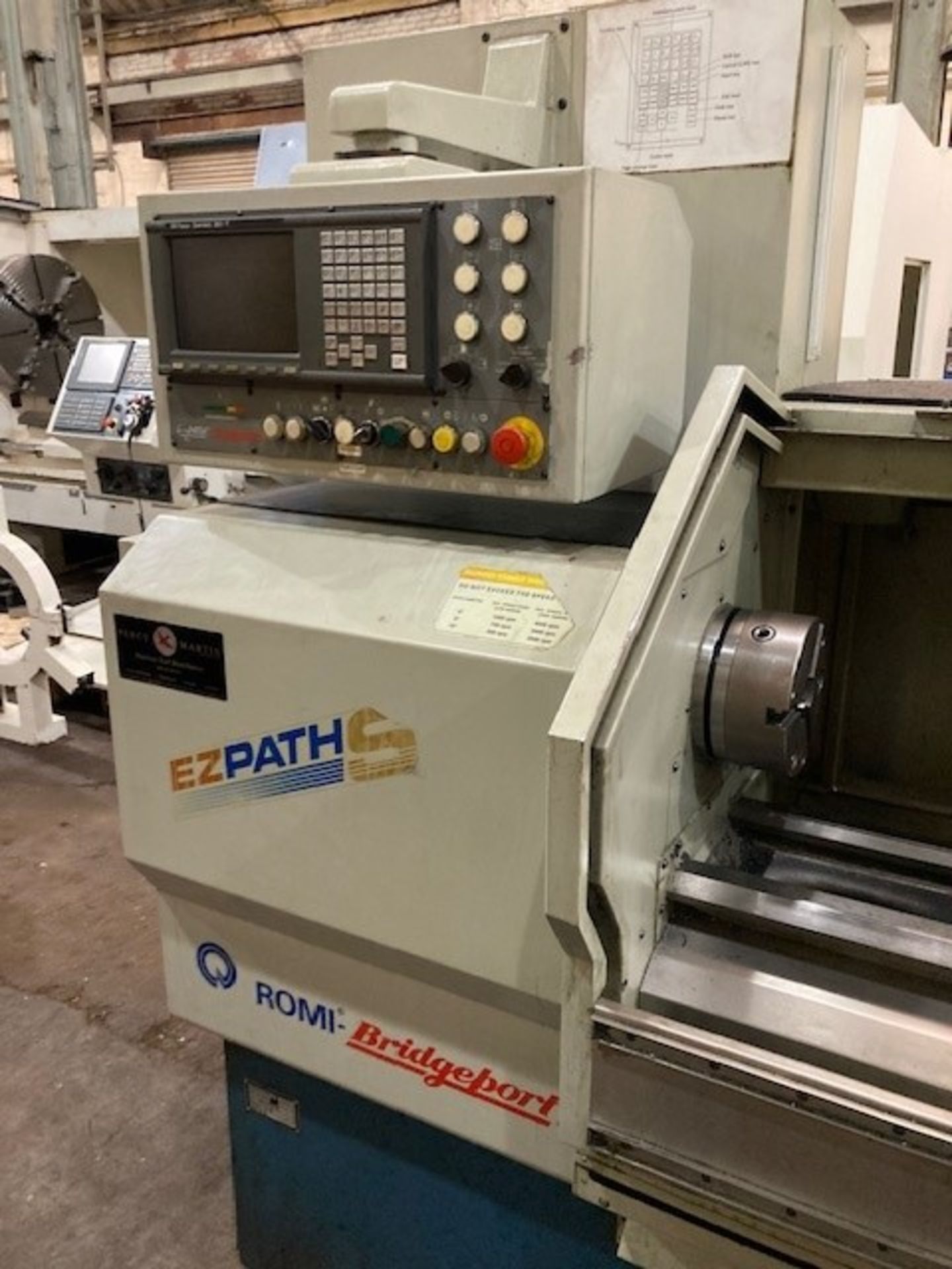 Bridgeport ROMI EZ Path CNC Lathe - Image 8 of 13