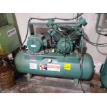 Champion air compressor, 10 hp, tank mounted [Refrigeration Area]