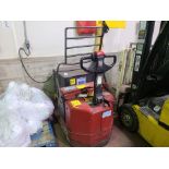 BT walk-behind pallet truck, mod. LWE200, 4500 lbs. cap.,24V electric (requires repair) [Shipping/