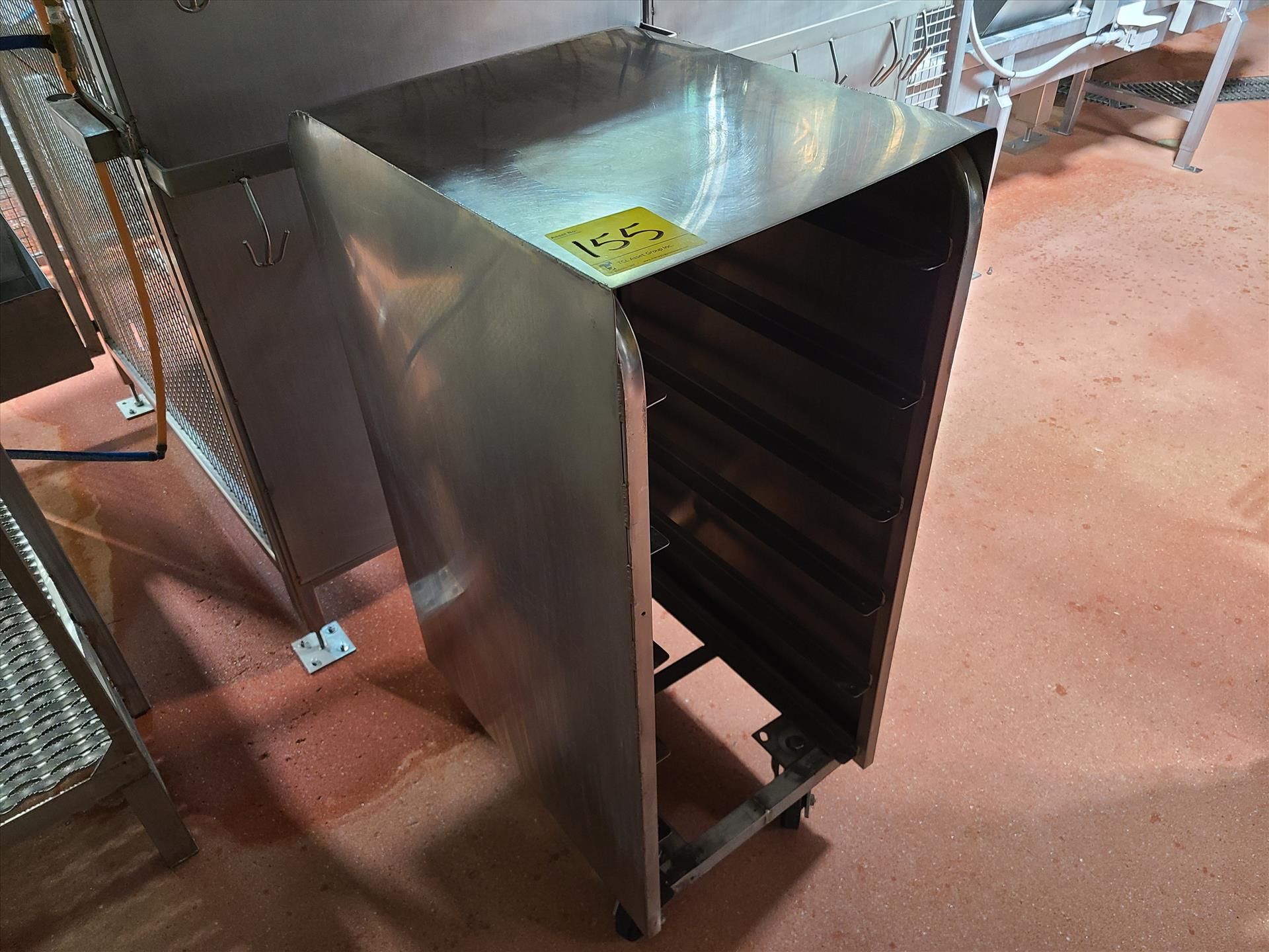 tray cart, stainless steel [Production]
