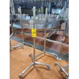 (2) hanging carousels, stainless steel [Production]
