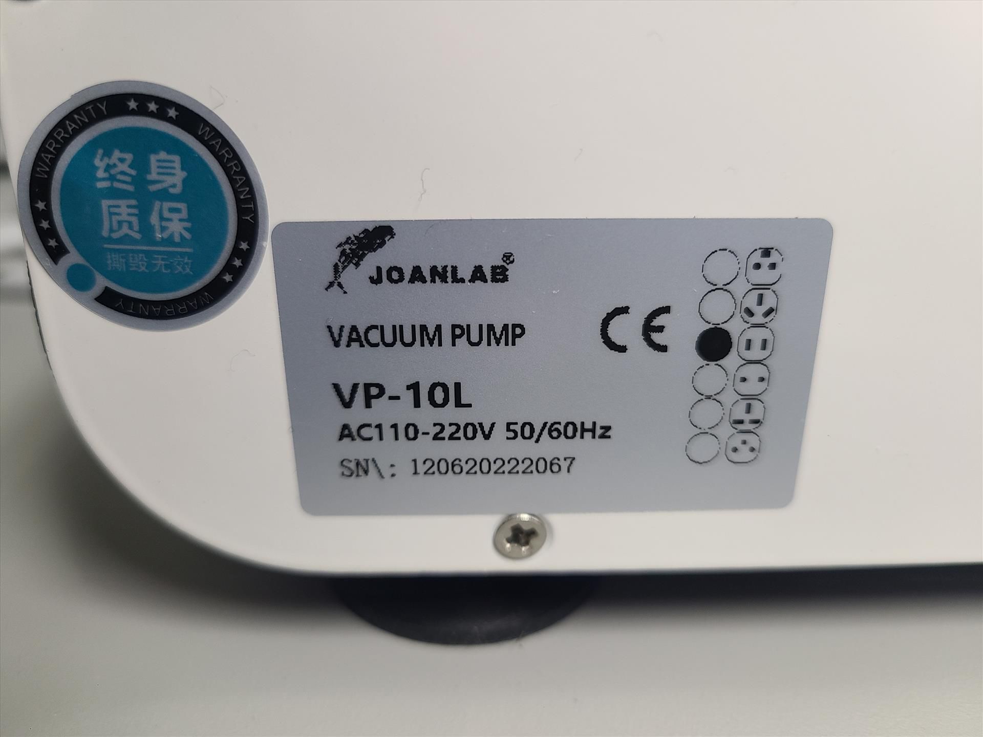 JoanLab vacuum pump, mod. VP-10L - Image 2 of 2