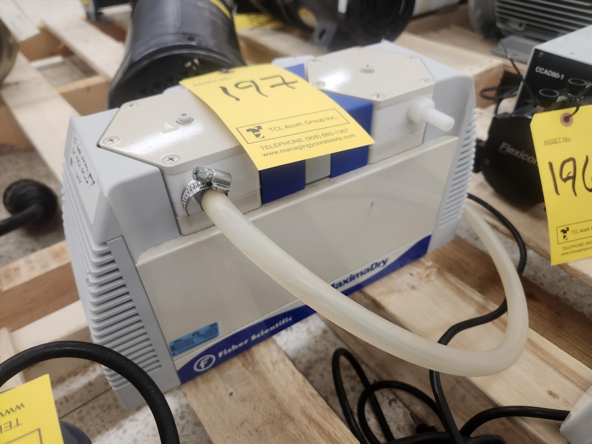 Fisher Sci. vacuum pump, mod. MaximaDry