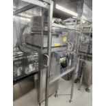 FeedRite Automation vibratory feeder, stainless steel [wall must be removed prior to removal] (