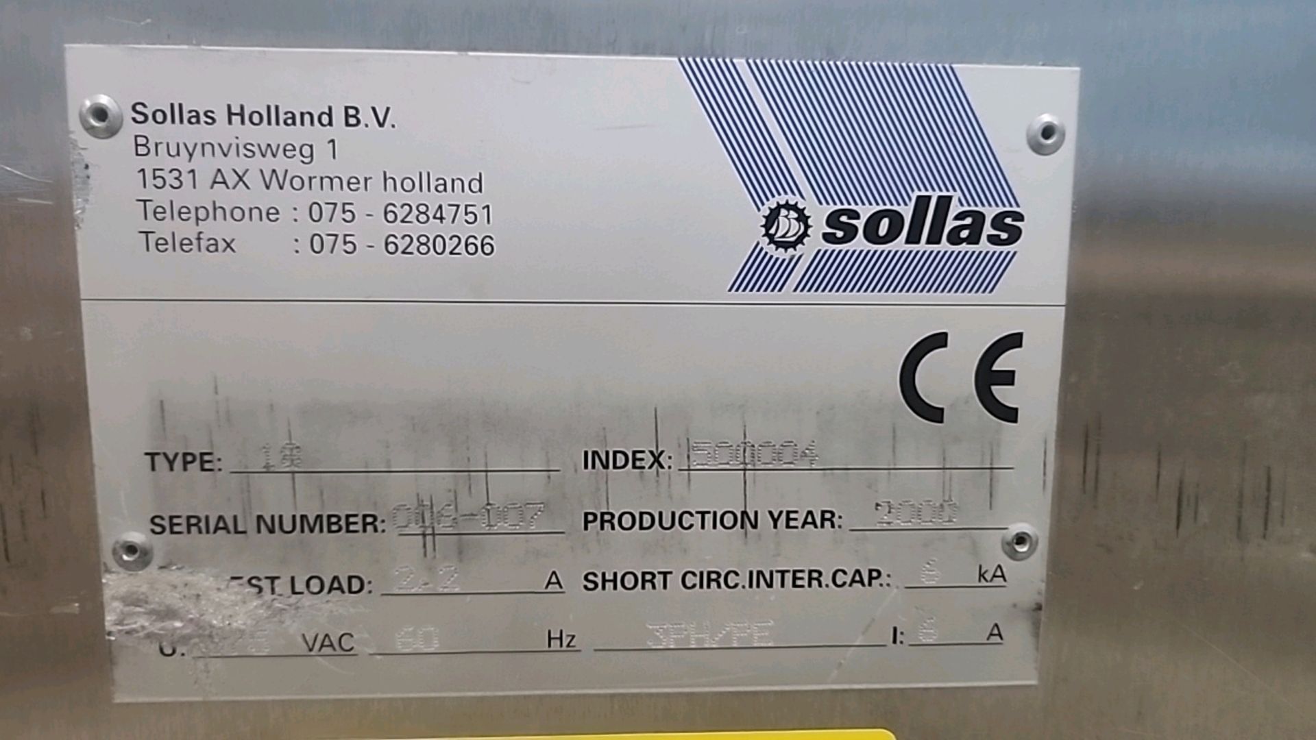 Solas over-wrapper, mod. 18, ser. no. 006-007, w/ ProFace QuickPanel touch-screen controls - Image 5 of 10