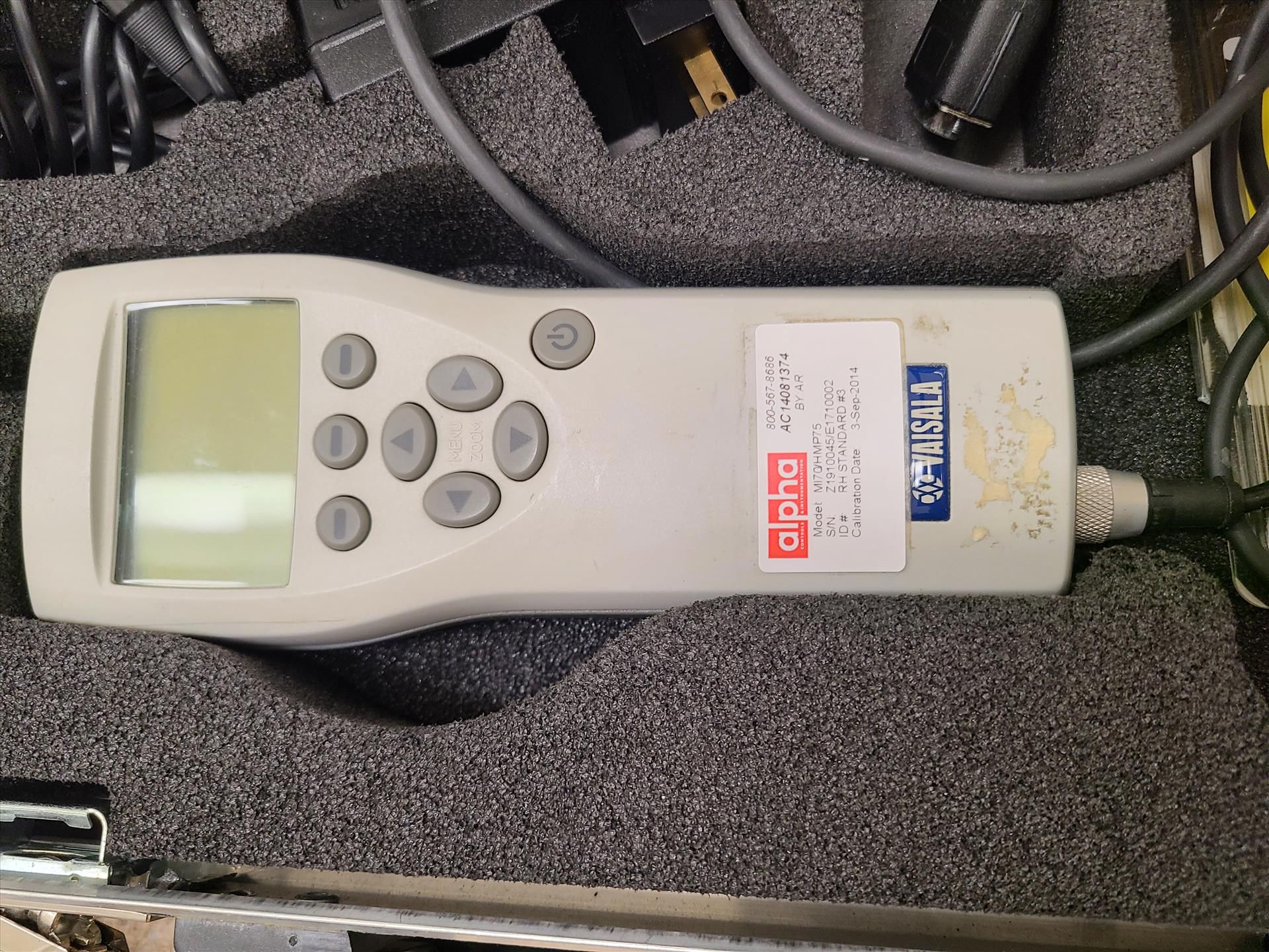 Vaisala Handheld Humidity and Temperature Meter, mod. MI70, ser. no. Z1910045, w/ RH and T Probe, - Image 2 of 2
