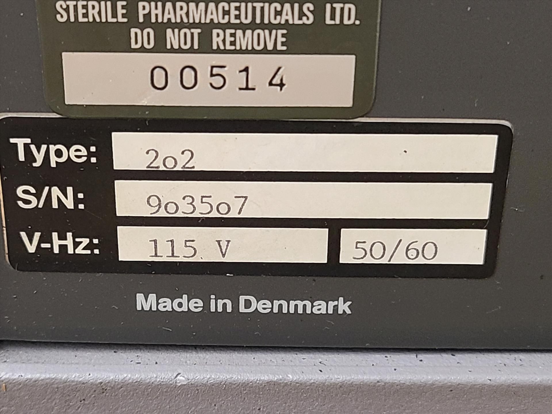 Jofra Temperature Calibrator, mod. 202, ser. no. 9o35o7, 115 volts, 50/60 Hz - Image 3 of 4