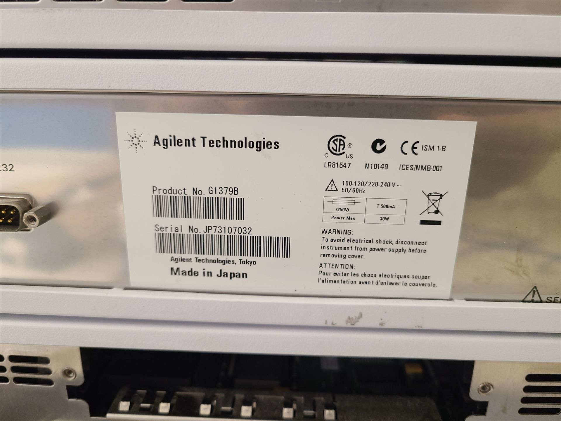 Agilent Technologies HPLC System parts incld. DAD Detector, prod no. G135C, ser. no. DE73457397, - Image 5 of 9