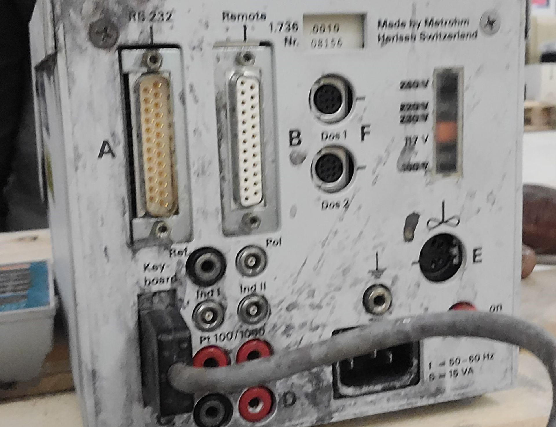 Metrohm Water Titration Unit, mod. 736 GP Titrino w/keyboard - Image 4 of 4