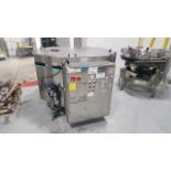 Hoppmann mod. FT-50-2LDSA centrifugal bottle descrambler/stand-up, stainless steel, 60 in. dia.,
