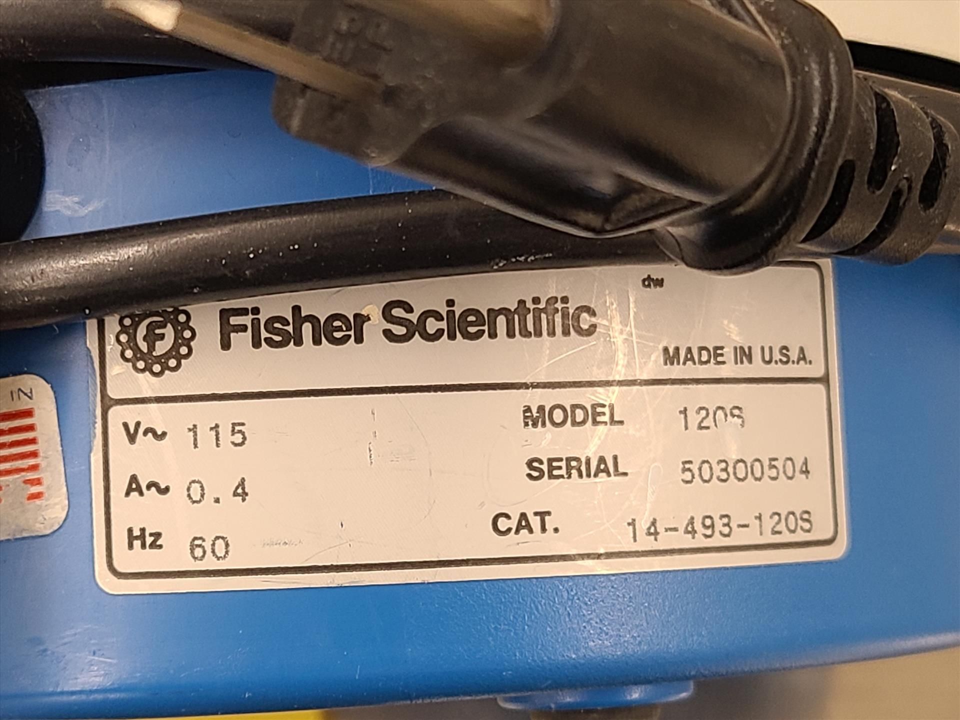 Fisher Scientific Stirrer, mod. 120S, ser. no. 50300504 - Image 2 of 2