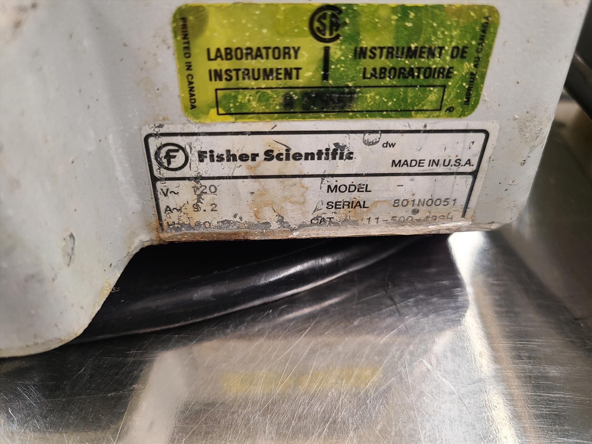 Fisher Scientific Hot Plate, ser. no. 801N0051 - Image 3 of 3
