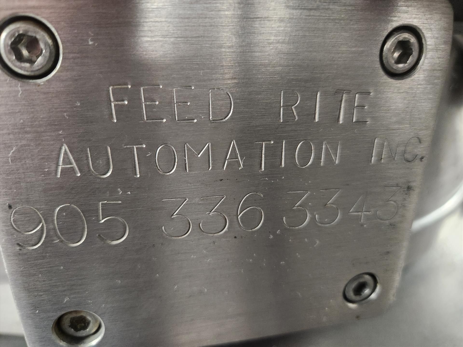 FeedRite Automation vibratory feeder, stainless steel [wall must be removed prior to removal] ( - Image 4 of 4