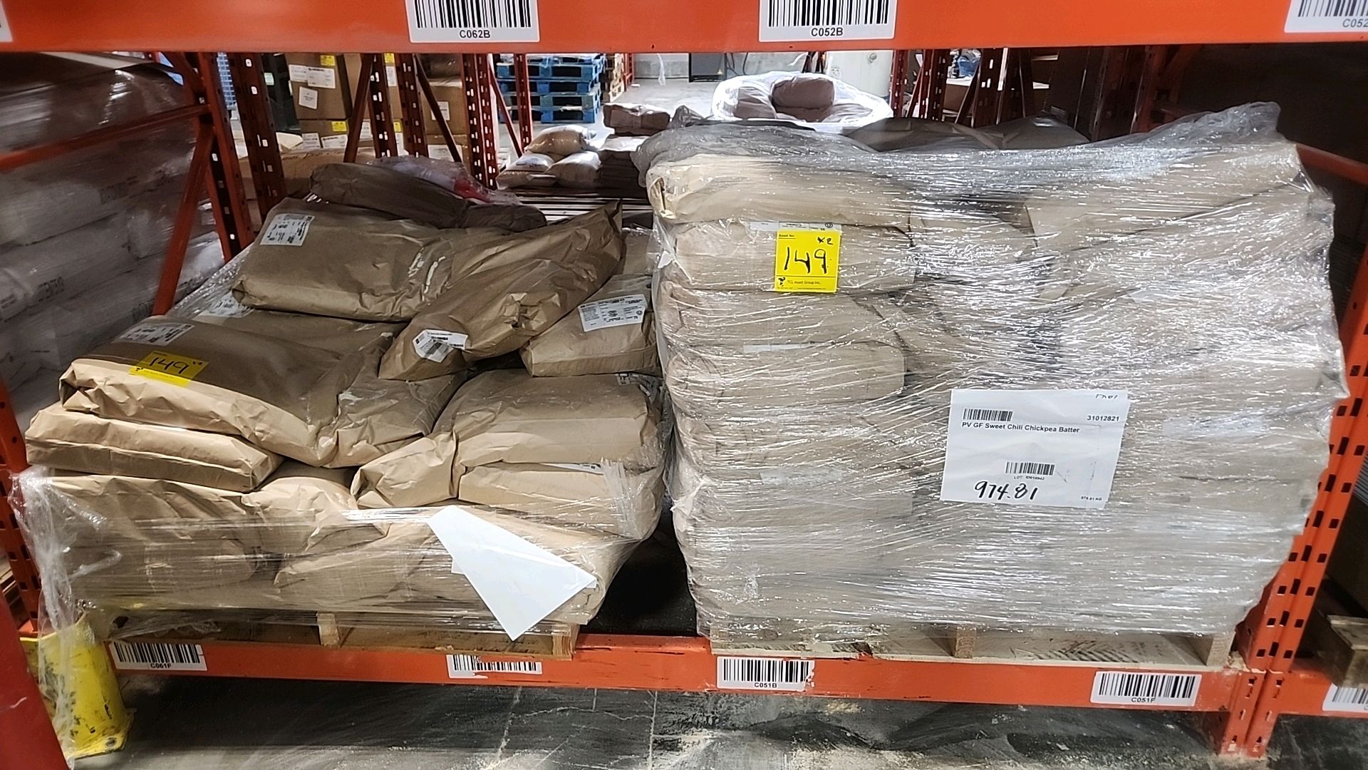 (2 pallets, 56 bags/50 lbs ea. = 2800 lbs) Hydroblend PV GF sweet chili chickpea batter 7010810 [