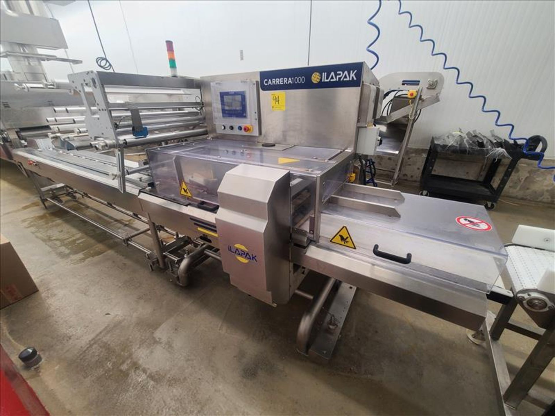 Ilapak Automatic Horizontal Flow Wrapper, model Carrera 1000 (2018) w/spare parts [Line 3]