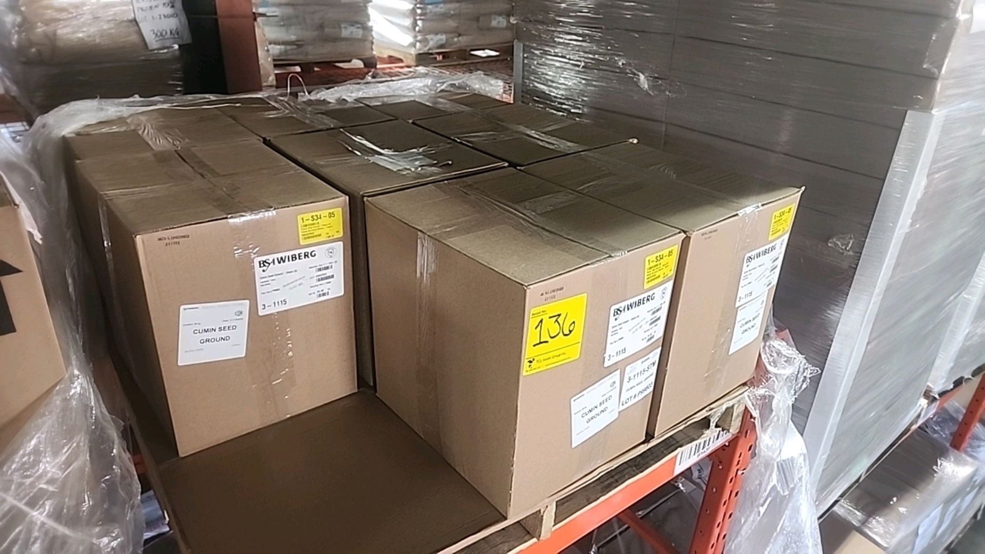 (8 boxes/25 kg ea. = 200 kg) BSA Wiberg ground cumin 3-1115-STM [Loc.Warehouse]