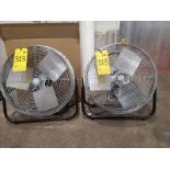 (2) TPI Industrial Fans, mod. F-18-TE, approx. 20 in. diameter [Loc.Extrusion Room]