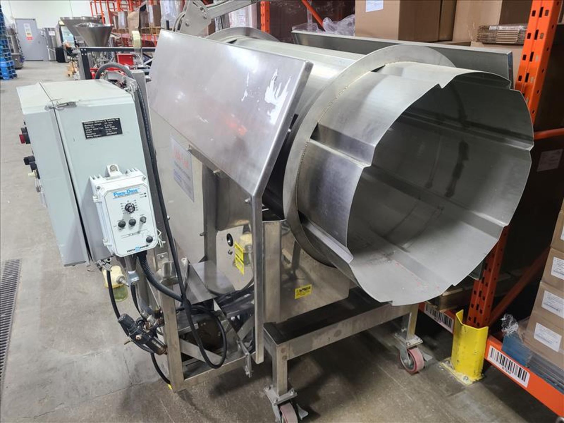 FOODesign Machinery and Systems Quik-Coat Coating Systems Seasoning Drum, mod. QSD-3072-HD, ser. no. - Image 2 of 11