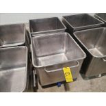 (2) Vemag buggies, stainless steel, approx. 24 in. x 24 in. x 20 in deep [Loc.Raw Materials-