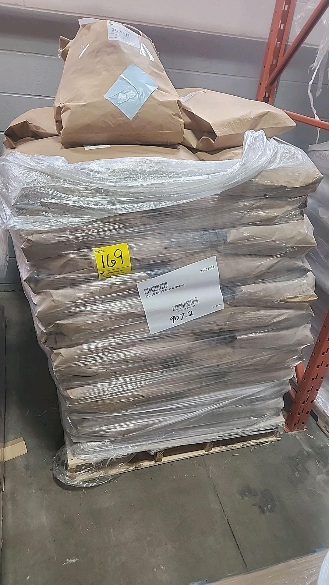 (1 pallet, 50 bags/25 lbs ea. = 1250 lbs) ADM quick cook black beans [Loc.Warehouse]