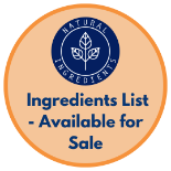 Ingredients available for sale - click on picture to see full list.