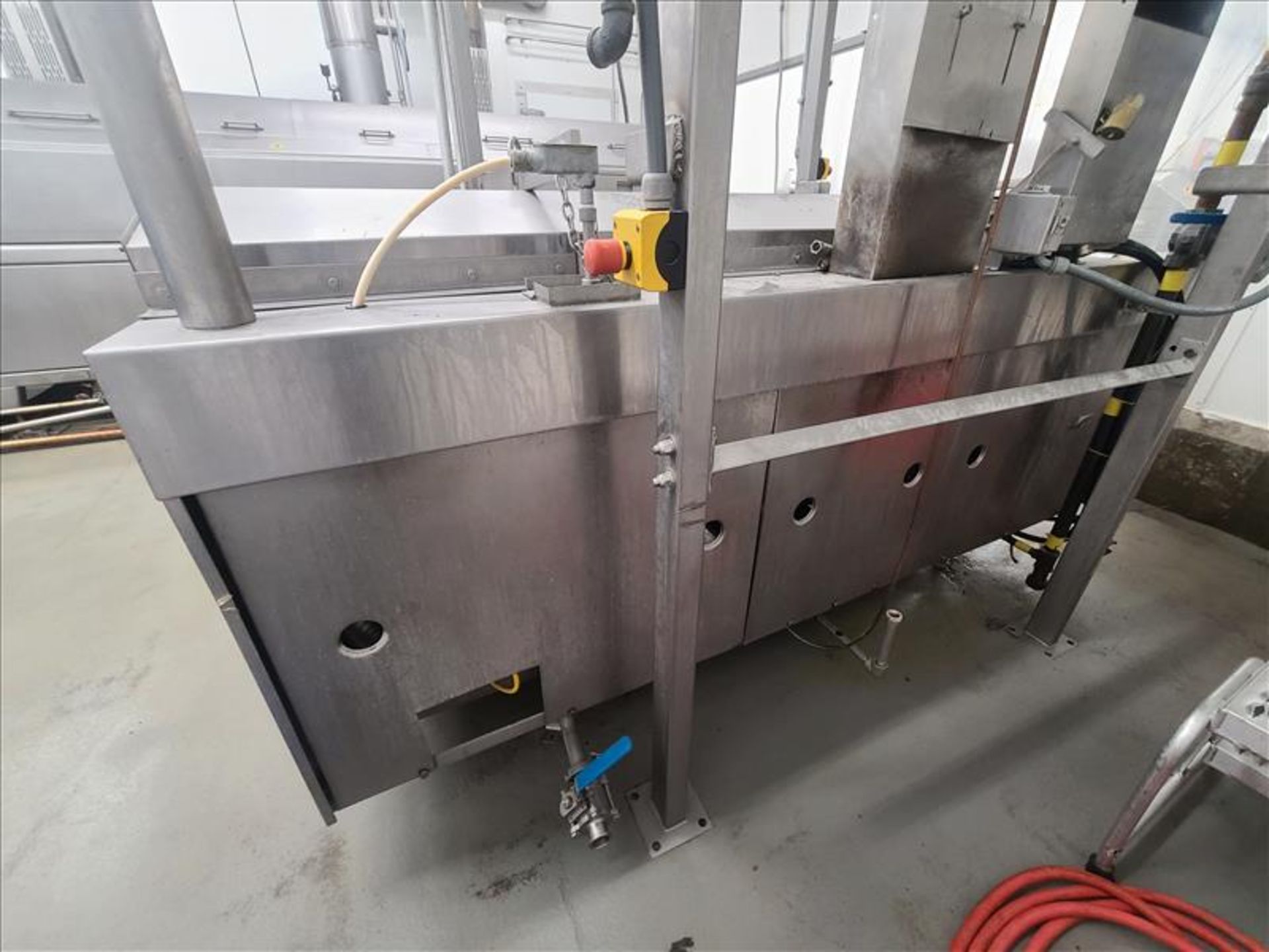 Nothum Fryer, w/mesh belt conveyor, stainless steel, approx. 100 in. x 16 in. [Loc.Line 1] - Image 5 of 5