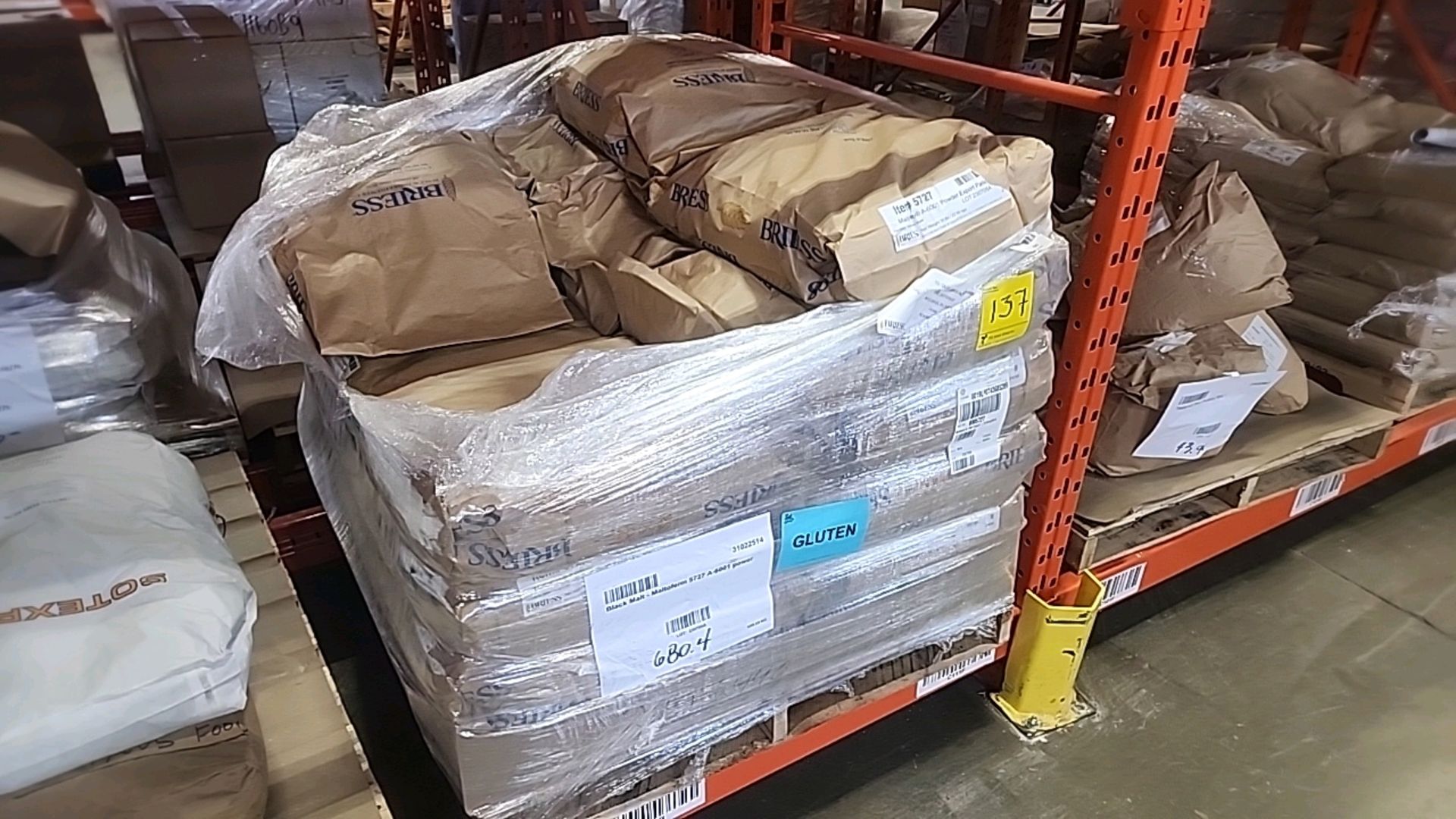 (26 bags/50 lbs ea. = 1300 lbs) Briess black malt - maltoferm 5727 A-6001 [Loc.Warehouse]