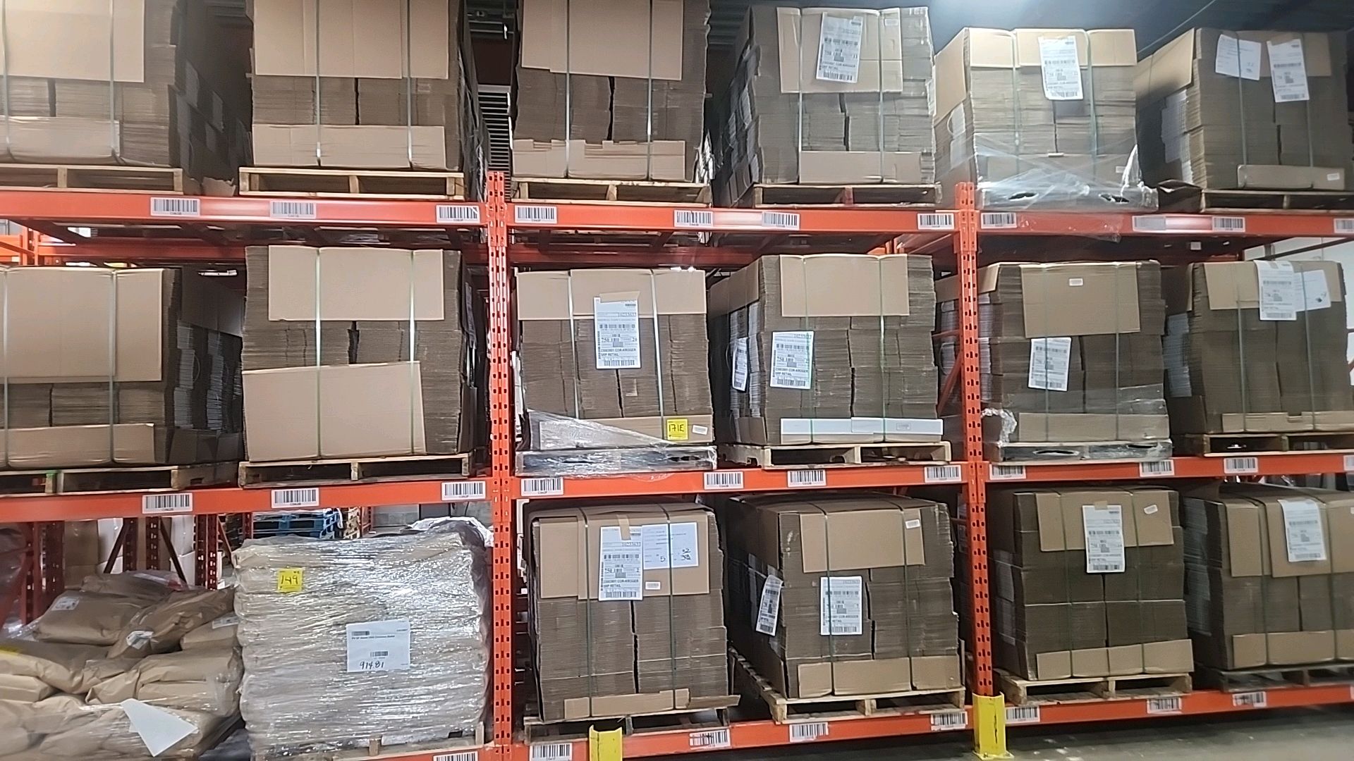 (approx. 24,000/32 pallets) NEW NON-BRANDED corrugated boxes, Cor-Kroger SRP Retail 23003801,