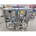 Promast H.F.E.C. Oil Filtration System, w/conveyor, approx. 46 in. x 12 in., (2) pumps and stainless