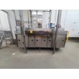 Nothum Fryer, w/mesh belt conveyor, stainless steel, approx. 100 in. x 16 in. [Loc.Line 1]