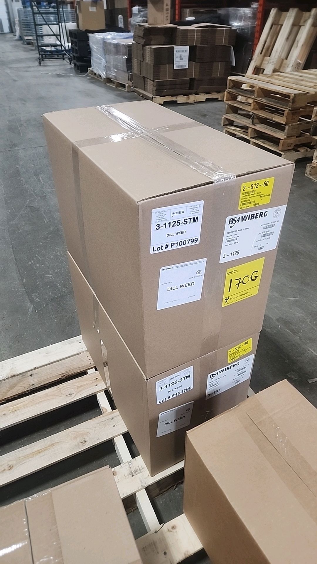 (2 boxes/15 kg ea. = 30 kg) BSA Wiberg steamed dill weed [Loc.Warehouse]
