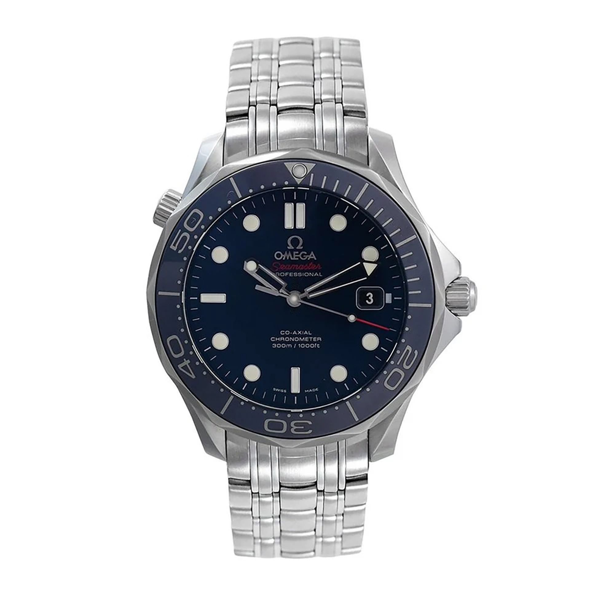 Omega Seamaster Diver 300 M wristwatch, in stainless steel